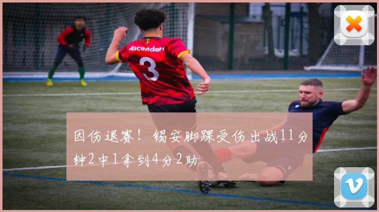 因伤退赛！锡安脚踝受伤出战11分钟2中1拿到4分2助